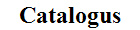 Catalogus